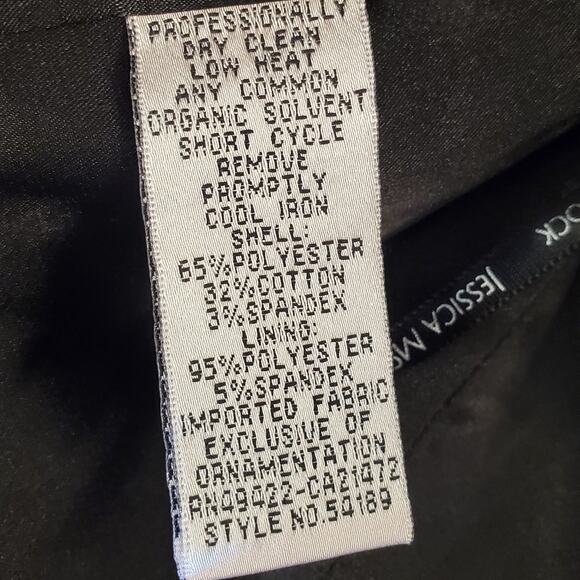 Jessica McClintock Sheath Dress Rouched Stiched Deep Blue Sz 10 Y2K Body Con - Picture 8 of 9